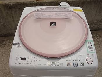 Amazon.co.jp: SHARP タテ型洗濯乾燥機 8KG ピンク系 ES-TX810-P